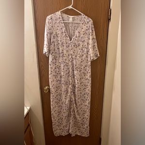 H&M Boho Flower Button-Front Dress